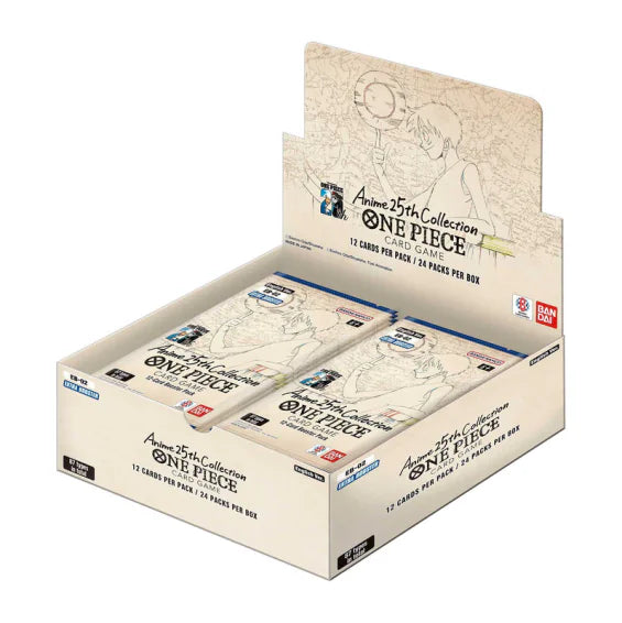 One Piece Anime 25th Collection EB02 Extra Booster Box