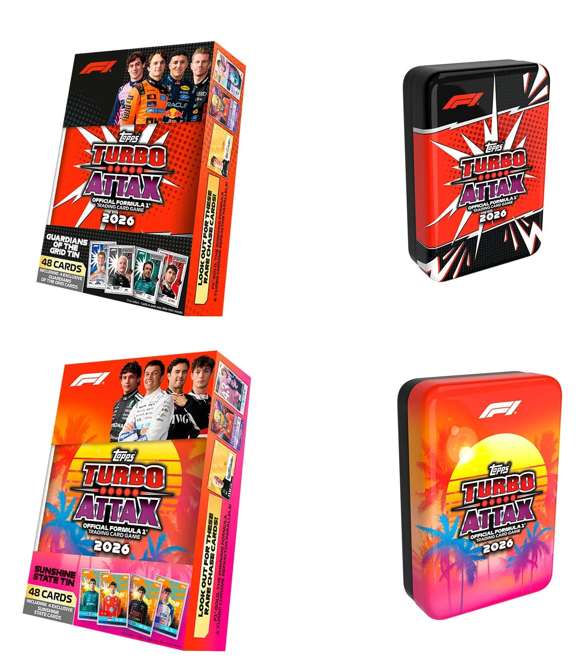 Mega Tin Turbo Attax Fórmula 1 2026 - Topps Europe