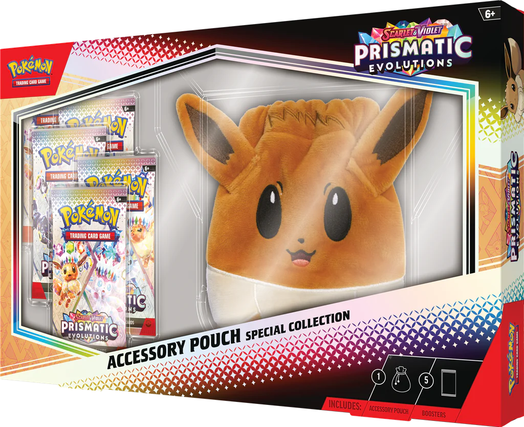 Pokémon Scarlet & Violet Prismatic Evolutions Accessory Pouch Special Collection