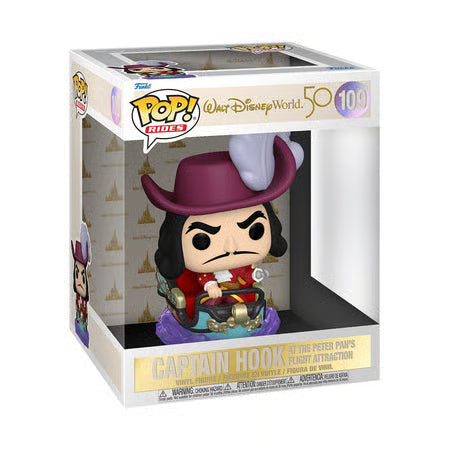 Funko Pop! Ride: Walt Disney World 50th Anniversary - Hook on Peter Pan Flight