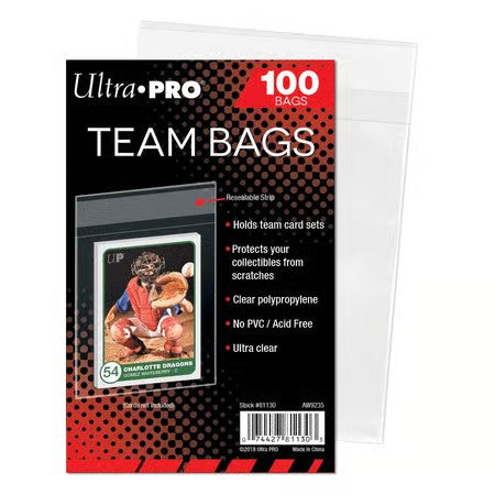 Ultra Pro - 100 Hersluitbare Zakjes voor Kaarten (85 x 98 mm)
