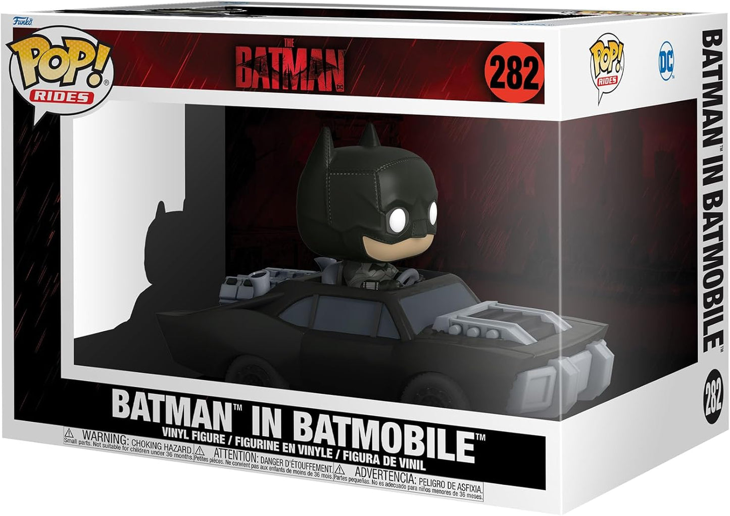 Funko Pop! DC Comics Batman in Batmobile #282 Ride Super Deluxe