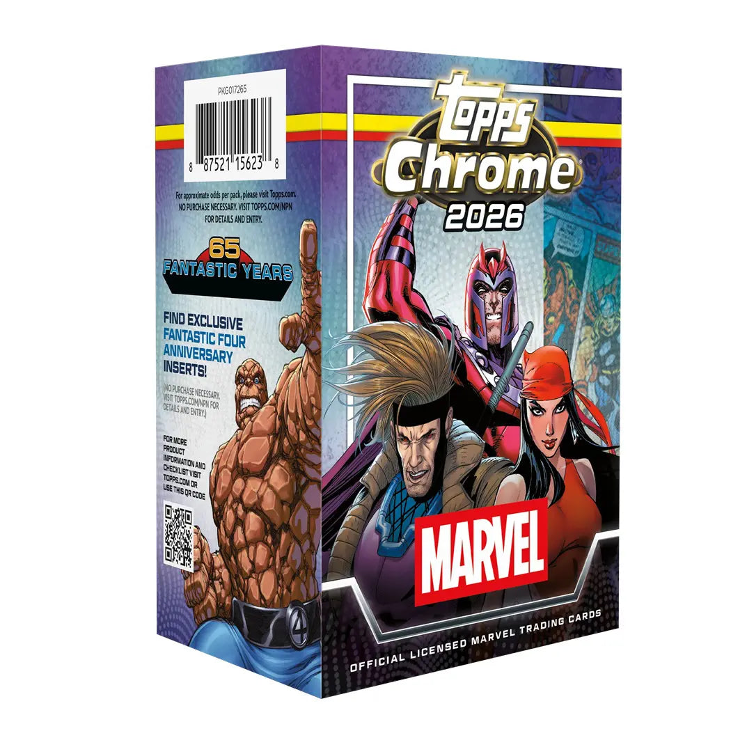 Topss 2026 Chrome Marvel Comics Value Box