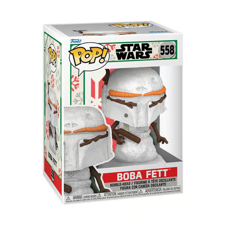 Funko Pop! Star Wars: Holiday - Snowman Boba Fett