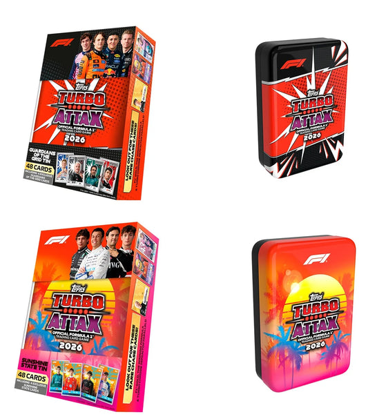 Mega Tin Turbo Attax Fórmula 1 2026 - Topps Europe