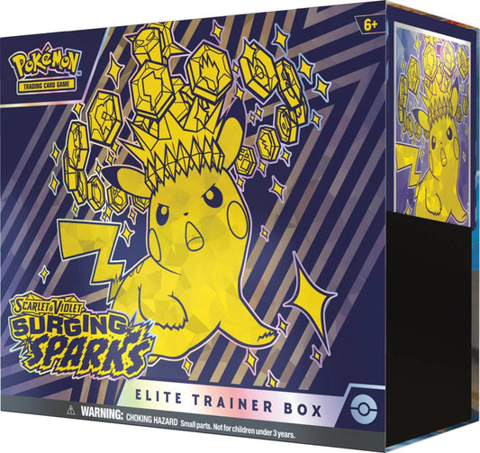 Pokémon TCG: Surging Sparks Elite Trainer Box + Acrylic Box