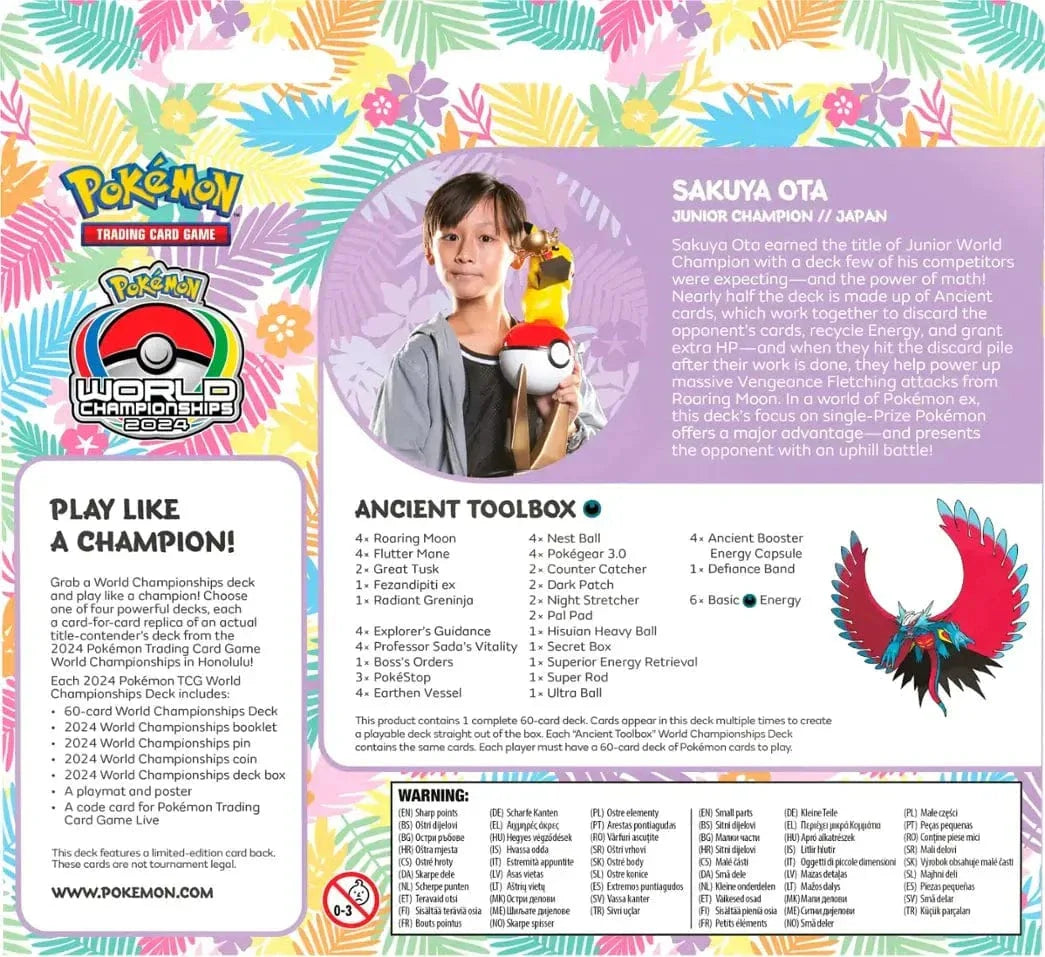 Pokemon World Championship Deck 2024 - Sakuya Ota - Ancient Toolbox