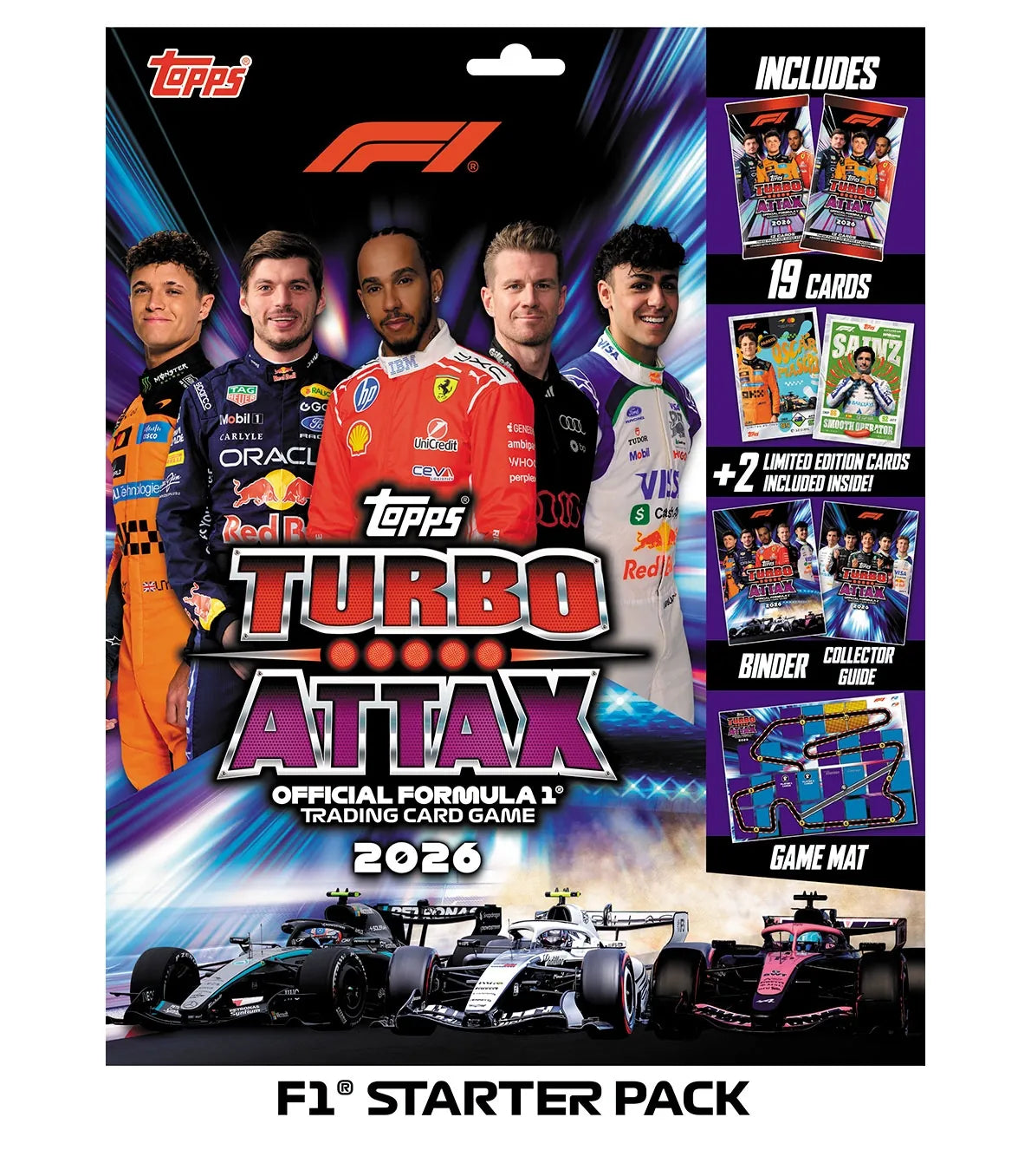 Starter Packs Turbo Attax Official Formula 1 2026 - Topps Europe