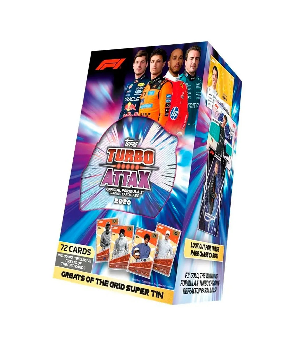Super Tins Turbo Attax Fórmula 1 2026 - Topps Europe